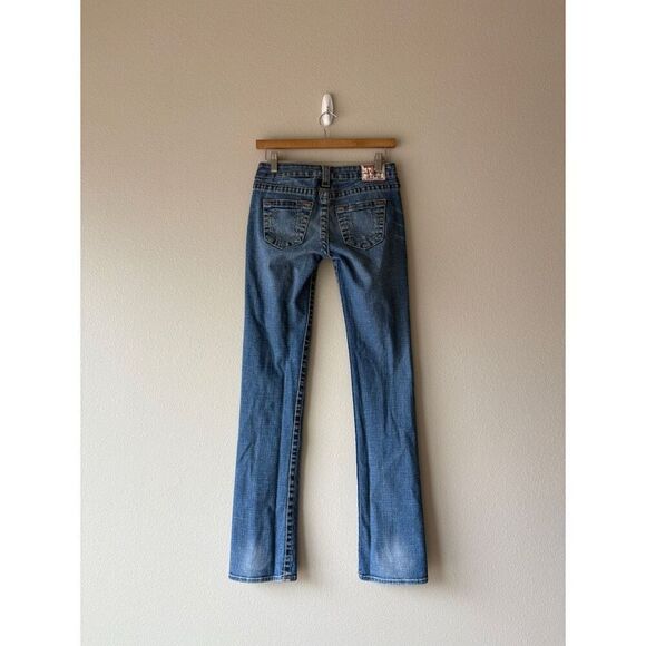 true religion y2k super low rise boot cut jeans - Picture 1 of 7
